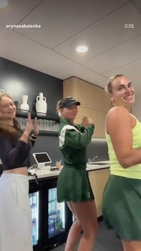 El TikTok viral de Sabalenka, Badosa y Anisimova: Menos mal...