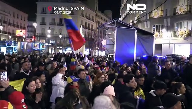 Μετανάστες από τη Βενεζουέλα διαδήλωσαν στη Μαδρίτη υπέρ της αντιπολίτευσης
