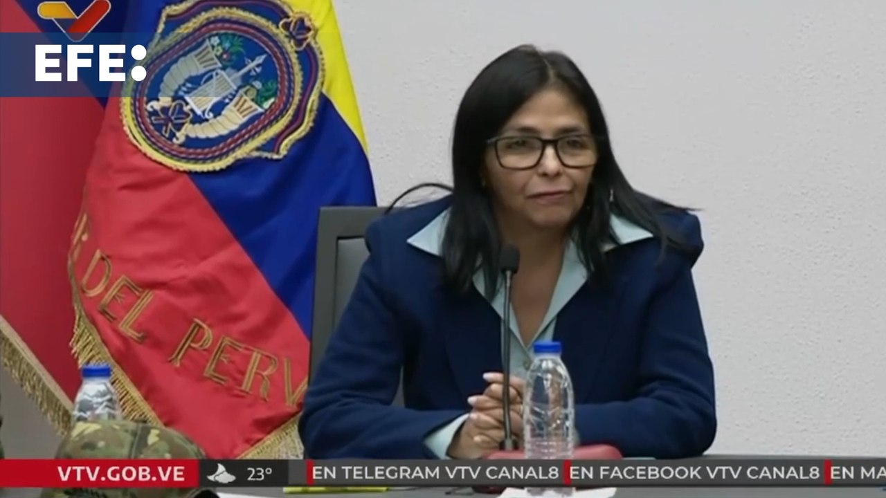 Delcy Rodríguez invita a Estados Unidos a trabajar en una "agenda de cooperación"