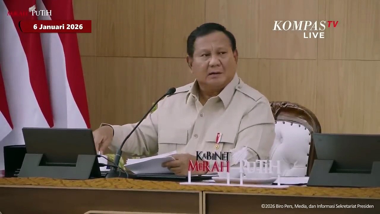 Presiden Prabowo Terdiam! Tampilkan Video Saat Retret Kabinet, Sentil Pakar Ejek-Nyinyir Program MBG