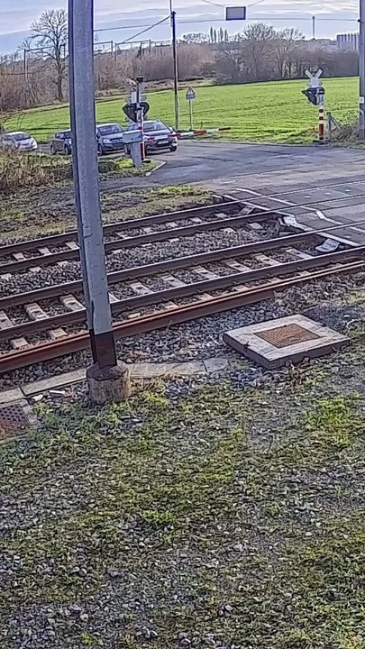 "Tout simplement hallucinant" : un automobiliste filmé en train d'emprunter la voie ferrée