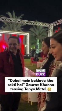 Bigg Boss 19 Party in Dubai: Gaurav Khanna teasing Tanya Mittal as they meet after Bigg Boss-WD4bZ9y_OTiuNT18Tg