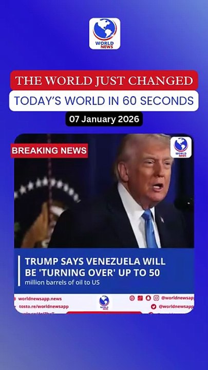 Trump says Venezuela will be 'turning over' up to 50 million barrels of oil to US
