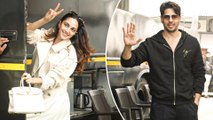Kiara Advani & Sidharth Malhotra Spotted In Vile Parle, Radiating Happiness!