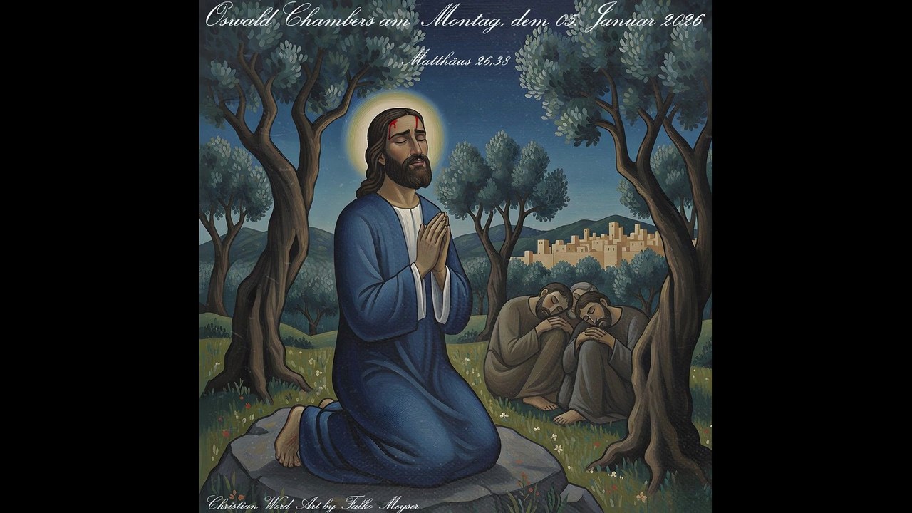 Oswald Chambers am Montag, dem 05. Januar 2026, zu Matthäus 26,38
