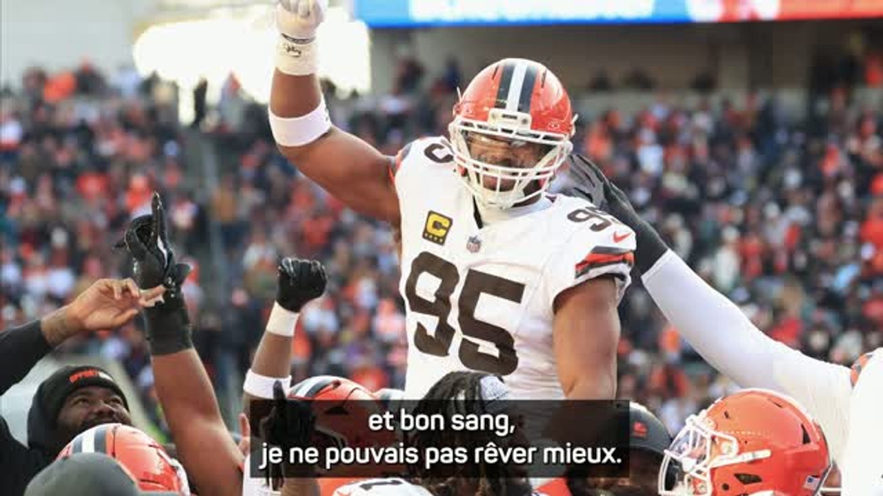 Browns - Garrett, nouveau recordman de sacks de la NFL : "Je ne pouvais pas rêver mieux"