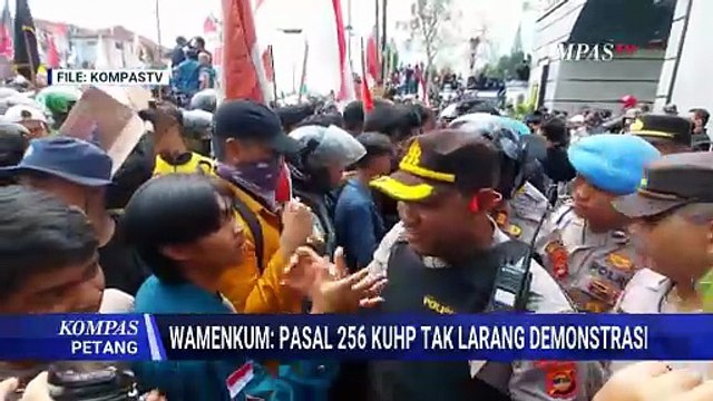 Wamenkum Beberkan Aturan Demo dalam Pasal KUHP Baru: Tidak Dilarang, Wajib Beritahu Kepolisian