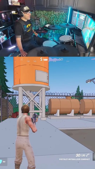 Voilà comment jouer à Fortnite, sans Batterie....