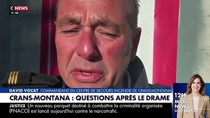 Incendie de Crans-Montana: David Vocat, commandant du centre de secours incendie de Crans-Montana, témoigne dans « Morandini Live » sur CNews