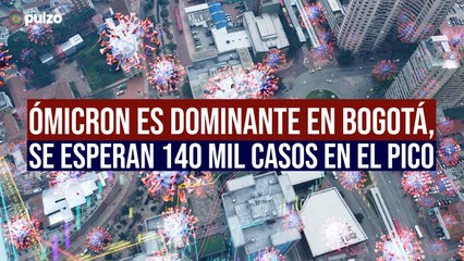 Ómicron es dominante en Bogotá, se esperan 140 mil casos en el pico | Pulzo