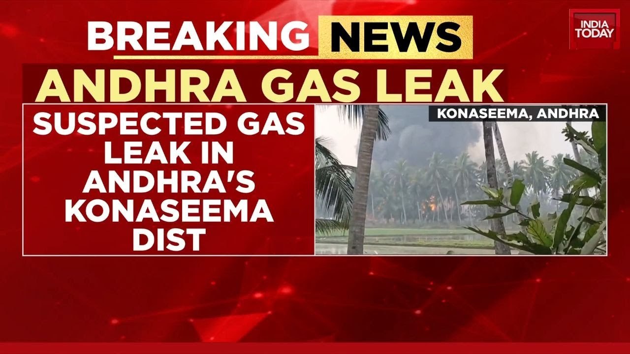 Suspected ONGC Gas Leak Triggers Panic in Andhra’s Konaseema; Villagers Evacuated