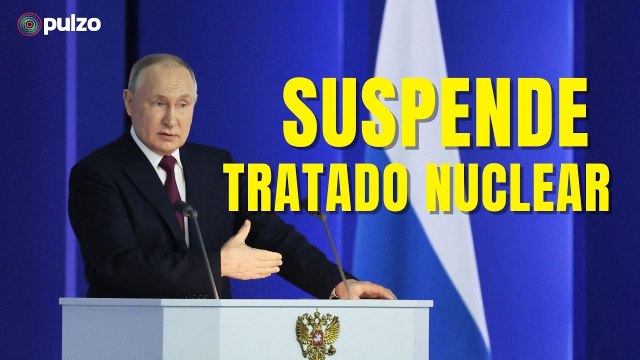 Putin suspende tratado de desarme nuclear, le responde a Biden y revive amenazas de guerra mundial