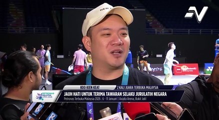Koo Kien Keat jauh hati untuk terima tawaran selaku jurulatih negara