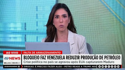 Bloqueio dos EUA faz Venezuela reduzir produção de petróleo; Alan Ghani analisa