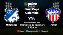 🔴 EN VIVO: Millonarios vs. Junior | Final de la Copa Colombia | Pulzo