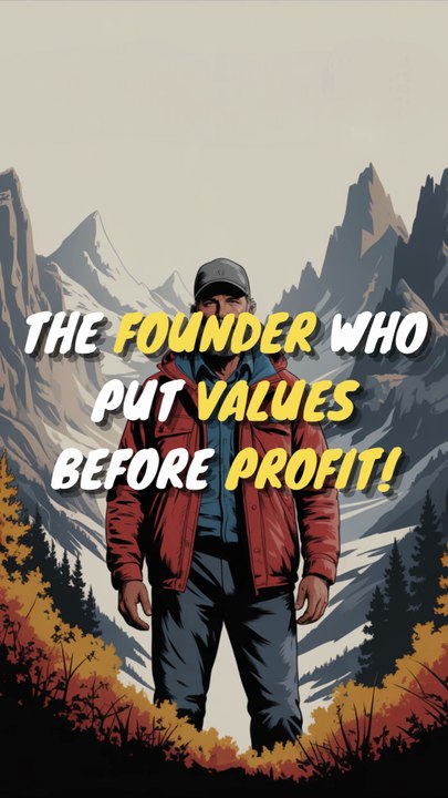 The Founder Who Put Values Before Profit! #Shorts #Patagonis #YvonChouinard #StartupStory #BestSoln