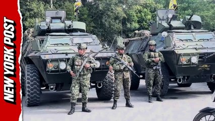 Colombian military buildup spotted at Venezuela border after Trump hints at military strike