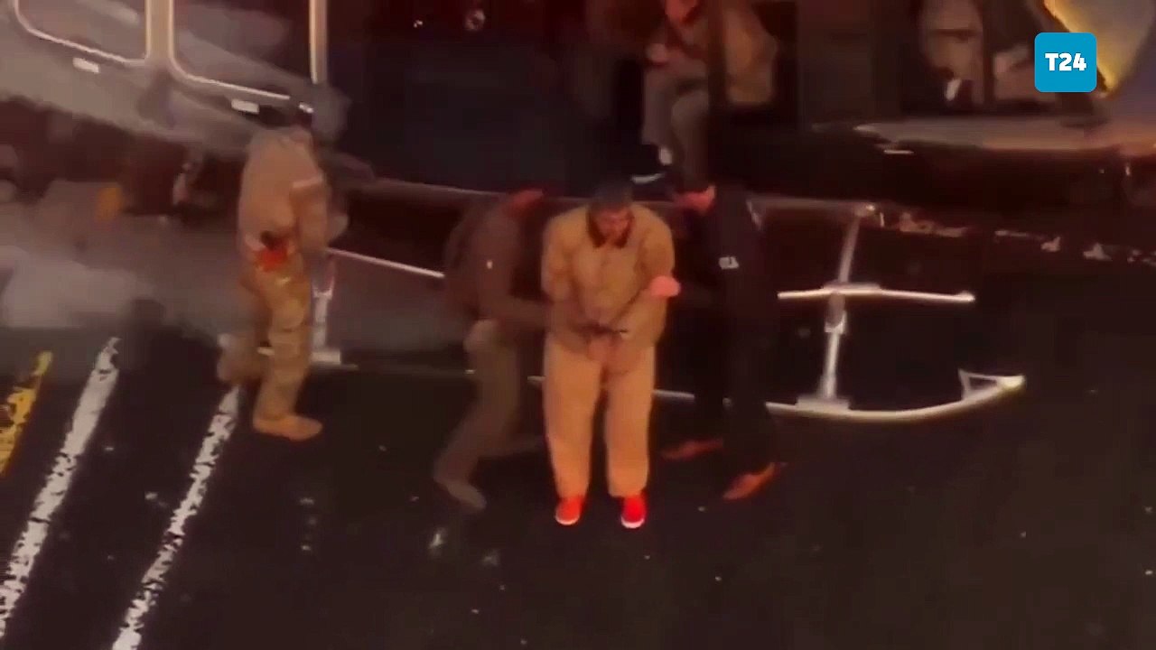 Maduro ve eşi, New York’taki mahkemeye götürülürken böyle görüntülendi!