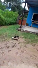 Barrios inundados en La Caldera