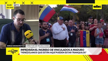Migraciones establece medidas “preventivas” para evitar ingreso de vinculados al régimen de Maduro