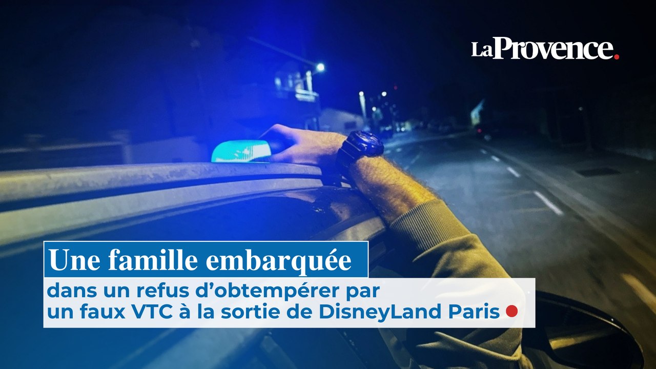 Une famille embarquée dans un refus d’obtempérer par un faux VTC à la sortie de DisneyLand Paris