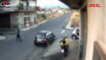 Catania, tentato omicidio e porto abusivo armi: le immagini dei presunti criminali in azione