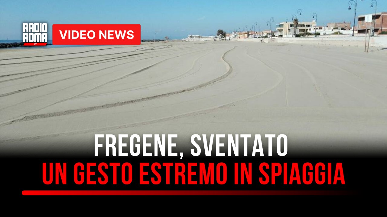 Fregene, sventato un gesto estremo in spiaggia