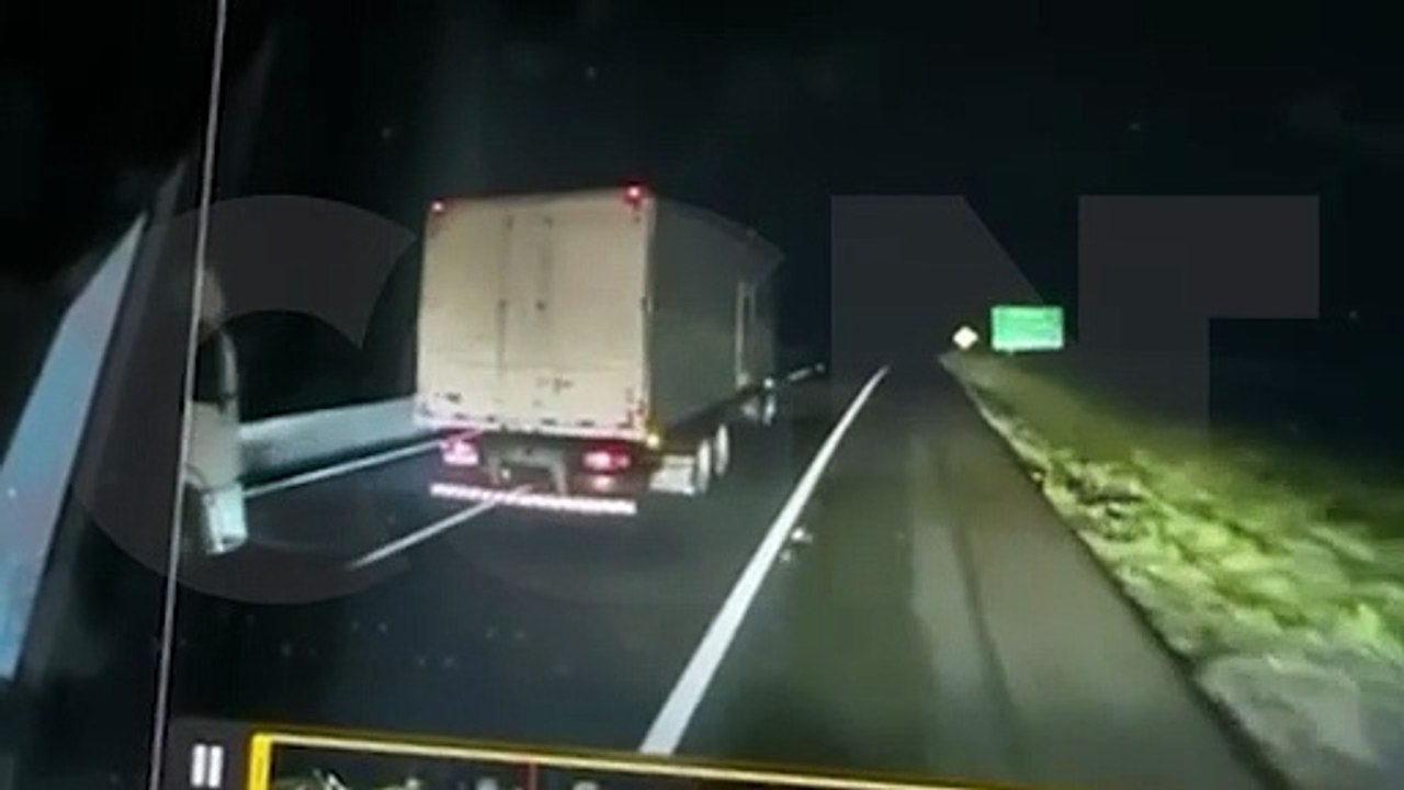 Vídeo mostra assalto com outra carreta e sequência que levou a acidente com seis mortos na BR-116