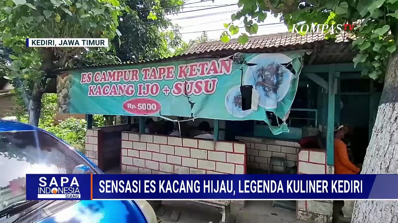 Sensasi Es Kacang Hijau Legendaris di Kandat Kediri, Laris 200 Porsi Sehari | SAPA SIANG