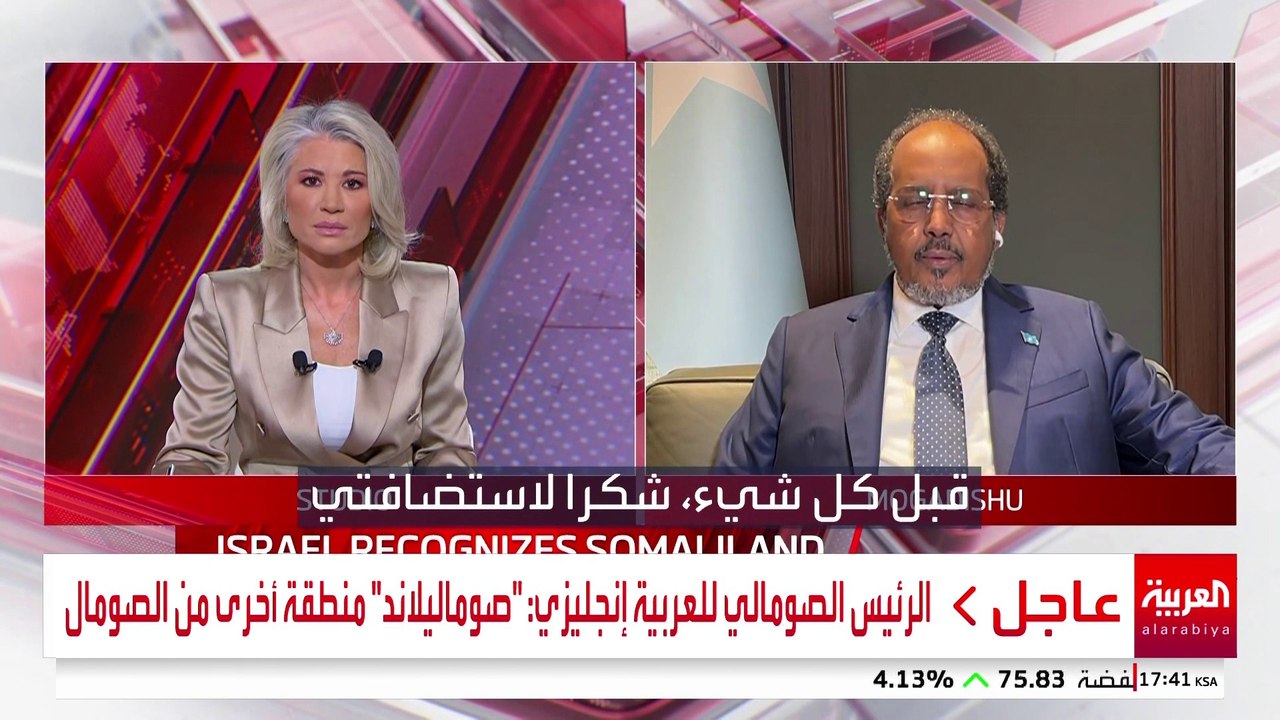 الرئيس الصومالي للعربية إنجليزي: "صوماليلاند" منطقة أخرى من الصومال