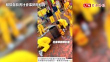 靈動？廟前圍金爐青蛙跳「呱呱呱」 廖大乙：一笑置之