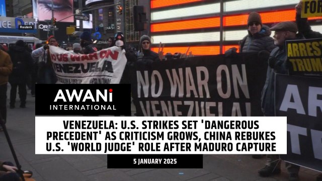 U.S strikes in Venezuela sets 'dangerous precedent'