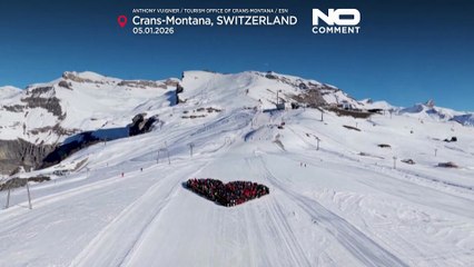 Crans-Montana gedenkt der Brandopfer und der Rettungskräfte