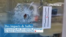 Des impacts de balles découverts par les salariés du site Orange de Saint-Mauront à Marseille