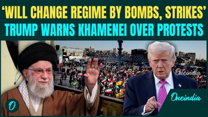 Iran BREAKING: Trump Draws RED LINE on Iran Protest; Warns Khamenei Over CRACKDOWN on Protesters