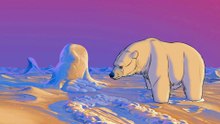 SNOW BEAR Animated Short:🎬❤️⏰👨‍👨‍👧‍👧