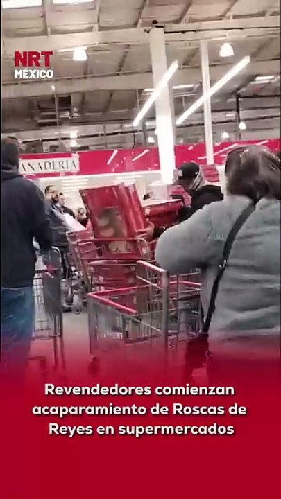 👑🥖 A un día del 6 de enero, comenzó el acaparamiento de Roscas de Reyes en supermercados, presuntamente por revendedores que realizan compras masivas.