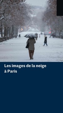 Les images de la neige à Paris
