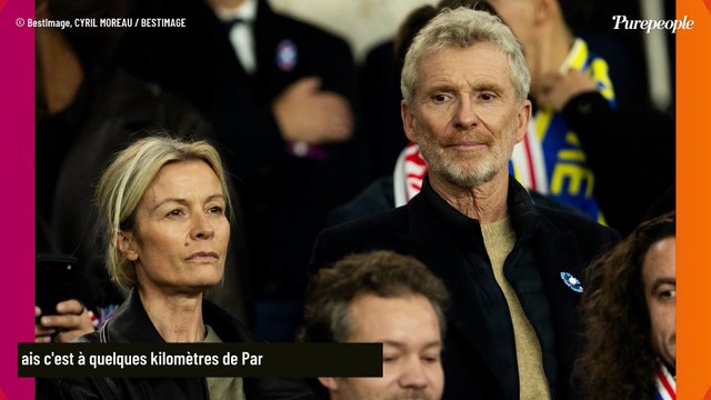 Denis Brogniart installé avec femme et enfants au calme loin de la capitale, ce lieu qu'il ne quittera jamais, pas même pour le plus bel appartement de Paris