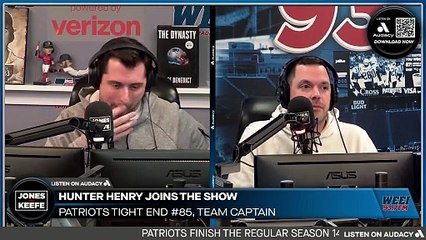 Jones & Keefe: Hunter Henry joins the show ahead of Sunday's Wild Card matchup against the Chargers