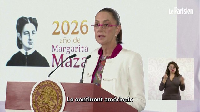 Capture de Maduro : « L’Amérique n’appartient à aucune puissance », réagit la présidente mexicaine