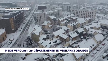 Neige-verglas : 26 départements en vigilance orange