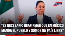 Claudia Sheinbaum rechaza intervención de EE.UU. en Venezuela: 