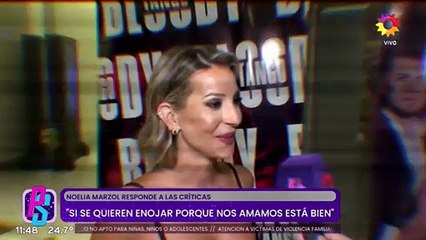 Noelia Marzol enfrentó la polémica del video en la pileta con su marido con su hija al lado: "Imaginación de..."