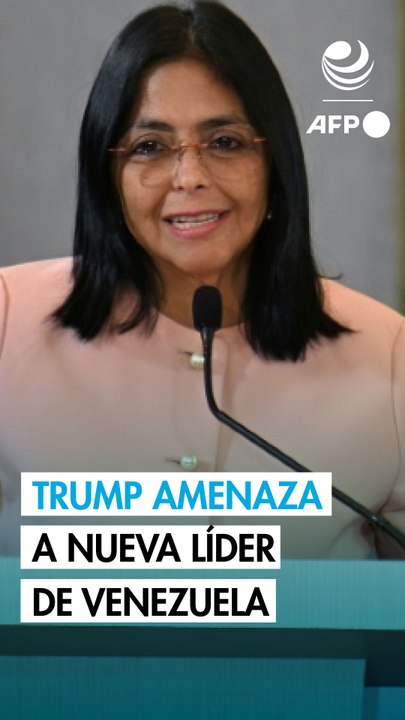 Trump amenaza a la nueva líder en Venezuela, respaldada por los militares