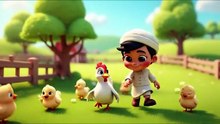 🐔 Rayyan Learns Love from a Mother Hen | Islamic Kids Moral Story