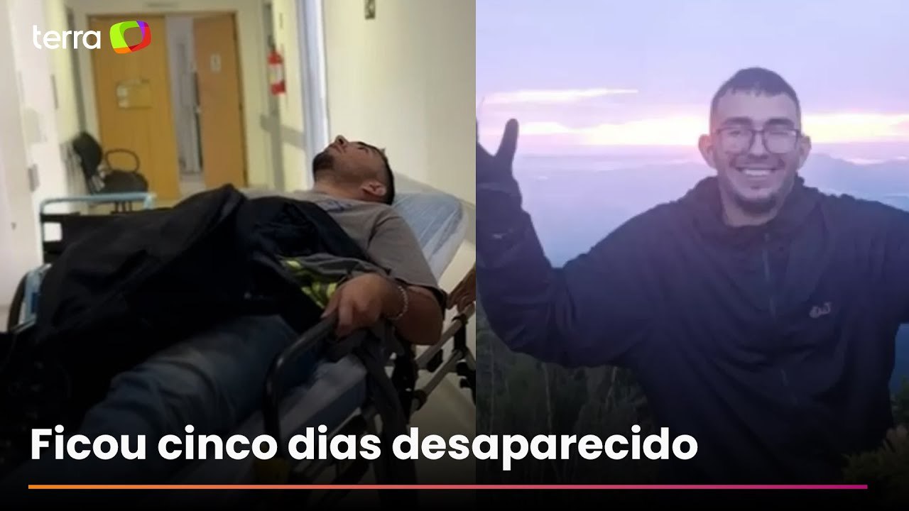 Jovem que desapareceu em montanha no PR chega ao hospital após ser encontrado vivo