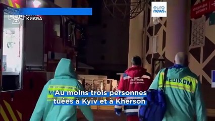 Ukraine : au moins trois personnes tuées après une vague de frappes russes sur tout le pays