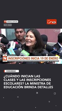 ¿Cuándo inician las clases y las inscripciones escolares? la ministra de Educación brinda detalles