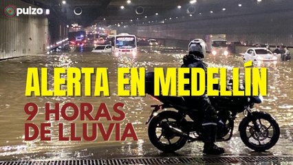 Lluvias en Medellín causan emergencias: vehículos atrapados por inundaciones en soterrado | Pulzo
